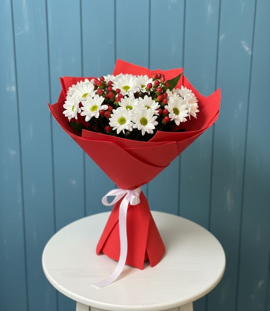 Букет цветов из: Хризантемы в Донском Ставропольского края