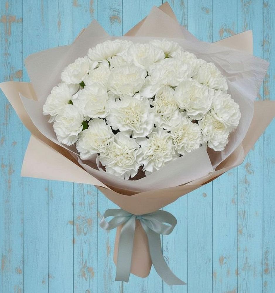 Букет цветов из: Гвоздики в Донском Ставропольского края