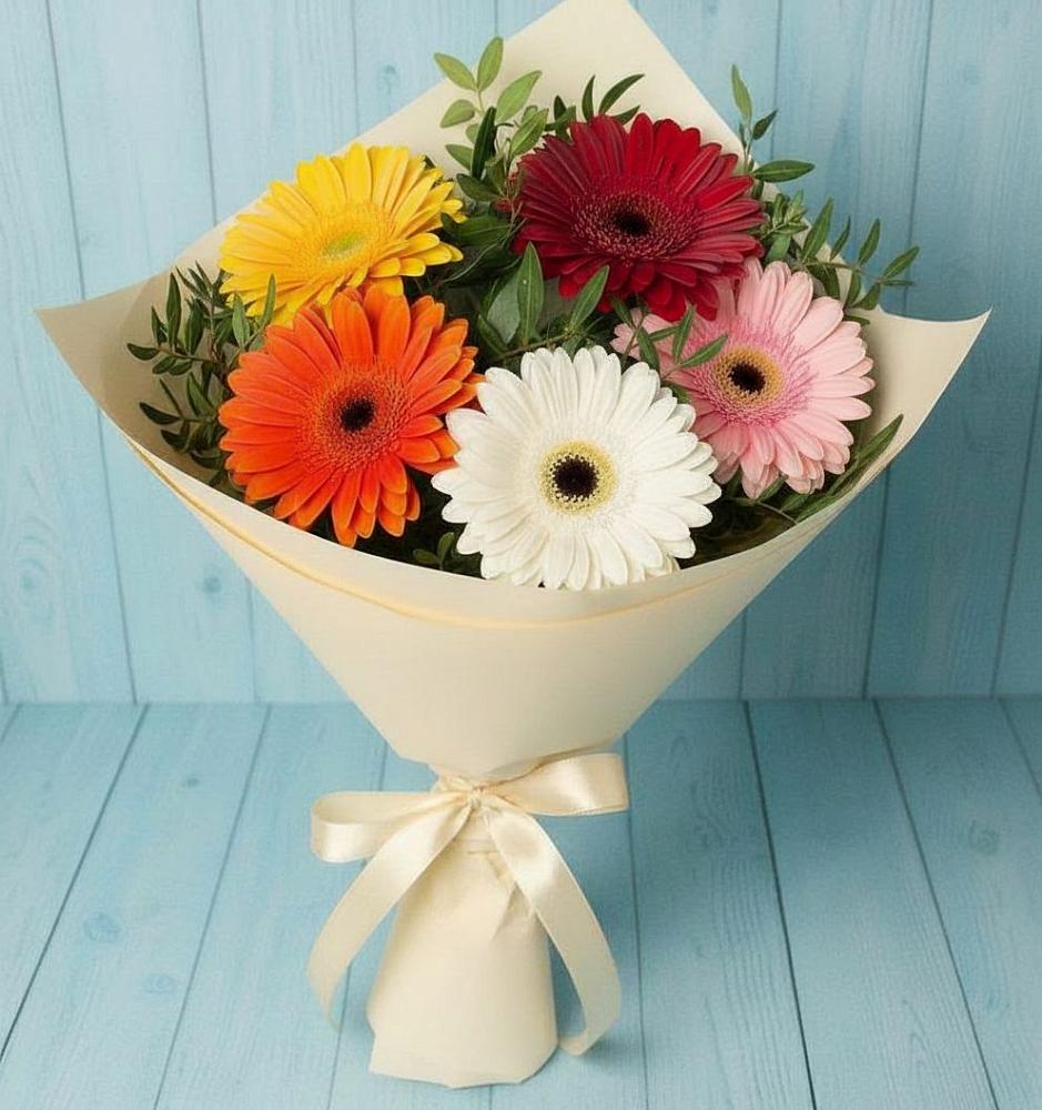 Букет цветов из: Герберы в Донском Ставропольского края
