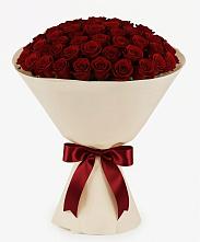 Букет 101 Бордовая роза Блэк Бакарра в Донском Ставропольского края