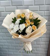 Букет цветов из:  Розы и Хризантемы в Донском Ставропольского края