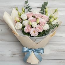 Букет цветов из:  Лизиантусы в Донском Ставропольского края