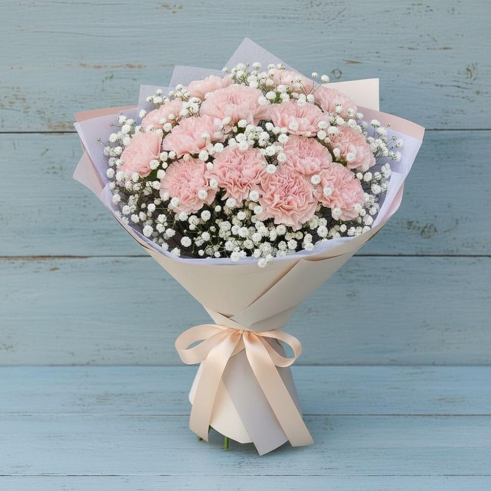 Букет цветов из: Гвоздики в Донском Ставропольского края