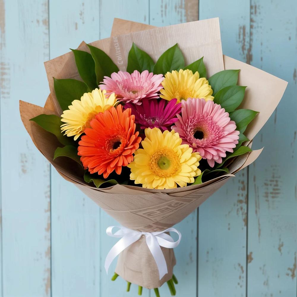 Букет цветов из: Герберы в Донском Ставропольского края