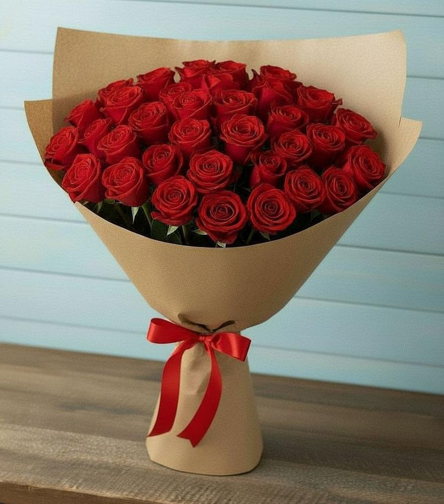 Букет Красные розы Милано в Донском Ставропольского края