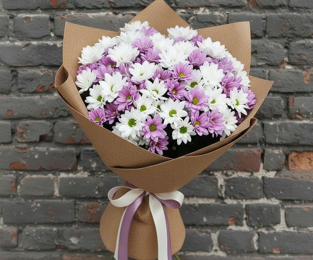 Букет цветов из: Хризантемы в Донском Ставропольского края