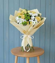 Букет цветов из:  Хризантемы и Розы в Донском Ставропольского края