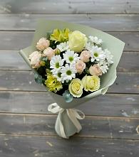 Букет цветов из:  Альстромерии, Розы и Хризантемы #REPLACE_PRED# Донском Ставропольского края