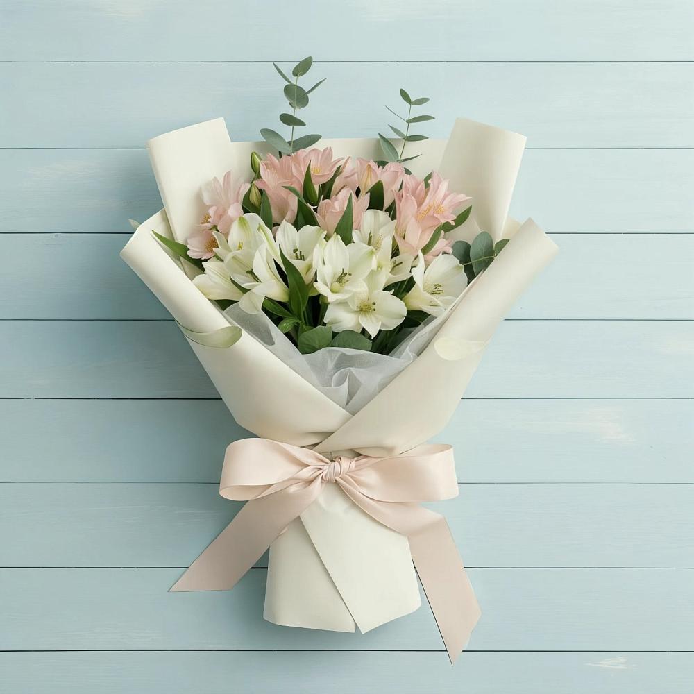 Букет цветов из: Альстромерии в Донском Ставропольского края