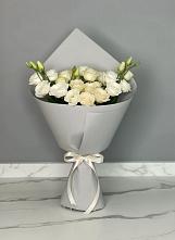 Букет цветов из:  Розы и Лизиантусы в Донском Ставропольского края